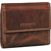STILORD 'Monew' Portafoglio Piccolo Pelle con RFID Portamonete Uomo Borsellino Donna Mini Portafoglio Slim Cuoio Vintage con Scatola Regalo, Colore:salerno - marrone