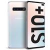 SAMSUNG - Galaxy S10+ Bianco 128 Gb Dual Sim Display 6,4' Quad HD+ Octa Core Ram 8GB Slot Micro SD Wi-Fi 4G Fotocamera 12Mpx Android - Italia - SPEDIZIONE GRATUITA