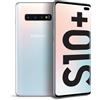 SAMSUNG - Galaxy S10+ Bianco 128 GB Dual Sim Display 6.4' QHD+ Slot Micro SD Fotocamera 12 Mpx Android Europa - SPEDIZIONE GRATUITA