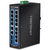 TRENDNET - Ti-g162 Switch Di Rete Gigabit Ethernet [10/100/1000] Nero (6-port Hardened Industrial Gigabit Switch [5 Gigabit / 1 Shared Sfp / 1 Dedicat