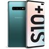 SAMSUNG - Galaxy S10+ Verde 128 GB Dual Sim Display 6.4' QHD+ Slot Micro SD Fotocamera 12 Mpx Android WindTre Italia - SPEDIZIONE GRATUITA