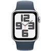 APPLE - Watch SE GPS + Cellular Cassa 40mm in Alluminio Argento con Cinturino Sport Blu Tempesta - M /L