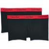 Calvin Klein Jeans Calvin Klein Pantaloncino Boxer Uomo Confezione da 2 Cotone Elasticizzato, Nero (Black W Impact Wb), S