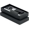 Set regalo personalizzabile con penna e portachiavi personalizzate o neutre