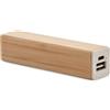 Powerbank 2200 mAh in bamboo personalizzate o neutre