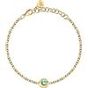 MORELLATO BRACCIALE TESORI ETERNI DORATO PERIDOTO VERDE DONNA MORELLATO