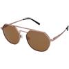 Serengeti Shelby SS533001 | Occhiali da Sole Graduati o Non Graduati | Unisex | Metallo | Tondi | Oro rosa | Adrialenti
