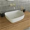 Parama Lavabo da appoggio tondo 55,5x44x14 bianco opaco | Persico