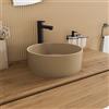 Parama Lavabo da appoggio tondo 37,5x37,5x13,5 tortora | Tirreno