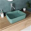 Parama Lavabo da appoggio rettangolare 48x37x13,5 cm carta da zucchero | Caspio