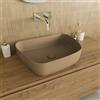 Parama Lavabo da appoggio tondo 55,5x44x14 tortora | Persico