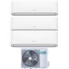 Hisense Climatizzatore Trial Split Inverter 9000+9000+12000 Btu /h Condizionatore con Pompa di Calore Classe A++/A+ Gas R32 WiFi (Unità Interna + Unità Esterna) - 3AMW52U4RJC Serie Hi-Comfort