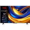 TCL Smart TV 50" Display LED 4K UHD Sistema Google TV Classe F Titanio 50P61B