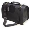 Arquivet Borsa trasportino Nera per Piccoli Animali Domestici - Taglia S: 37 x 23 x 14 cm - Cani Adulti, Cuccioli, Gatti e Altri - Zaino con griglia di Ventilazione per Cani e Gatti