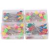 Joyzan Spilli da Sarta, Spille Dritti Cucire Testa Colorata per Tessuto Gioielli Fai da Te Progetti Artigianato Cucito Confezione Spillini Colorate Accessori Sartoria Patchwork Trapuntare Creare Artigianali