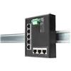 DIGITUS - Switch 8-porte Gigabit Flat Din Rail Industriale - SPEDIZIONE GRATUITA