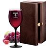 Maverton Calice da vino Onyx - 330 ml - in vetro - incisione personalizzata - ideale per vino rosso e bianco - pensiero perfetto per marito - regalo di compleanno unico per uomo - l'intenditore
