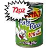 MONGE LECHAT UMIDO 400 G PATE' GATTO CONIGLIO PREZZO A LATTINA