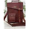 Fatto a mano Borsa da ufficio 13" da uomo migliore in pelle di bufalo vintage messenger tr...