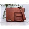 Fatto a mano Borsa da uomo vintage uso quotidiano in pelle resistente messenger tracolla c...
