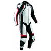 A-Pro Tuta Pelle Pista Moto Protezioni CE Omologate Inserti Titanio Intera Rosso 54
