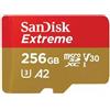 SanDisk Scheda Micro SD SanDisk Extreme 256 GB