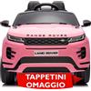 Mondial Toys Auto Elettrica Macchina per Bambini 12V Range Rover Evoque Rosa con Sedile in Pe