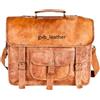 Fatto a mano Borsa da uomo 18" vintage in vera pelle per tutti i giorni messenger tracolla...