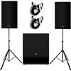 Yamaha DZR15 2 Diffusori 2000w + Yamaha DXS18XLF Subwoofer 1600w +Stativi+2Cavi