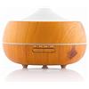 InnovaGoods® Diffusore umidificatore per aromi con LED multicolore effetto legno, umidifica e profuma l'aria, design compatto ed elegante, ideale per la casa.