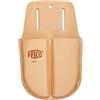 FELCO 921 Doppia Fondina in Vera Pelle, Design Affiancato per Cesoie e Sega Pieghevole, Passante Cintura e Clip, Rivetti Robusti, 255mm, Made in Switzerland