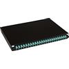 Link LK24FOSC3 PANNELLO FIBRA OTTICA 19 CON 24 ADATTATORI SC SIMPLEX OM3 PROFONDITA' 250 MM COLORE NERO