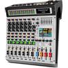 Depusheng AG8 Mixer DJ professionale 8 canali 99 DSP Mixer audio eco con MP3 USB Bluetooth 48V Alimentazione Phantom Raggruppamento e 2 interfacce AUX per la registrazione DJ Stage Karaoke Music Party