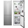 AEG RCB632D4MM - Frigorifero freestanding freestanding, 1860 mm, congelatore inferiore, 324 l, CustomFlex, sistema di stoccaggio della porta flessibile, NoFrost, colore: ante in acciaio inox, lati grigi / A+++