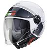 Caberg CASCO RIVIERA V4 ELITE ITALIA, BIANCO/NERO, L
