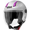 GIVI casco demi jet 11.7 argento H117BG77955 taglia S