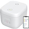 Joyami Mi Smart Couciriso intelligente Smart Rice Cooker 0.8L 3.5 Tazze Interno antiaderente per 6 ciotole Fino a 3 persone Mantenere caldo Modalità preimpostata