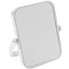 Gedy CO202202100 G-Elena ingranditore, Misure: 19X16,5X1,8 CM, Magnifying factor 5X, bagno realizzato in ABS, Finitura bianca, Specchio design R&S, 2 anni di garanzia, Unica