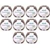 120 Gründl Lana Eco Cotton (filato in 100% cotone biologico, certificato Oeko-Tex®, facile da pulire e lavabile, 50 g/105 m, spessore ferri: 3,50 - 4,50 mm, 10 x 50 g), fango pastello
