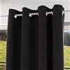Soleil d'ocre, Tenda con occhielli Isolant e 100% oscurante 135x180 cm ECLIPSE nero