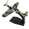 zalati Aereo da battaglia 1:72 aereo da combattimento con supporto espositore per modello a pistone tedesco BF-109 decorazione aerei giocattoli dai 14 anni in su