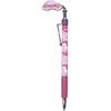 BRISA VW Collection - Maggiolino Penna a Sfera con Ciondolo | Volkswagen Biro con Charm, per ufficio, uso quotidiano, viaggi, inchiostro nero, Love That Bug/Rosa