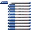 STABILO - Marcatore - OHPen universal Cancellabile | Tratto Medio (1 mm), Confezione da 10, Blu