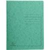 Exacompta 240223E Cartella archivio per documenti perforati in carta lucida 355gm2 per archiviazione di documenti A4 Verde