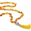 Amberta Collana Mala Tibetano 108 Grani in Ambra Baltica - Rosario Buddista - Collana Tibetana Mala