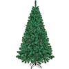 TopVita Albero di Natale Bianco Verde, Albero di Natale Artificiale in PVC Ignifugodi in Diverse Misure (Verde, 2,4 Metri)