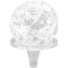 Kichvoe Fontana da Tavolo Sfera Rotante Ghiaccio Decorativo Incrinato Sfera di Cristallo Ornamento Rocaille Decorazione Feng Shui Meditazione Zen Interna Accessorio 5 Cm