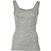 Engel - Canotta termica da donna senza maniche in lana merino biologica e seta Melange grigio chiaro. 14