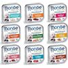 Generico Fresh paté Monge cibo per cani in scatola - 32 vaschette da 100 grammi - Confezione risparmio (Merluzzo)
