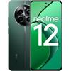 realme smartphone 12 8+128 GB, SUPERVOOC da 67W, Processore Snapdragon 685, Display AMOLED da 120 Hz, Fotocamera ritratto Sony LYT-600 OIS, Batteria di lunga durata da 5000 mAh, Pioneer Green